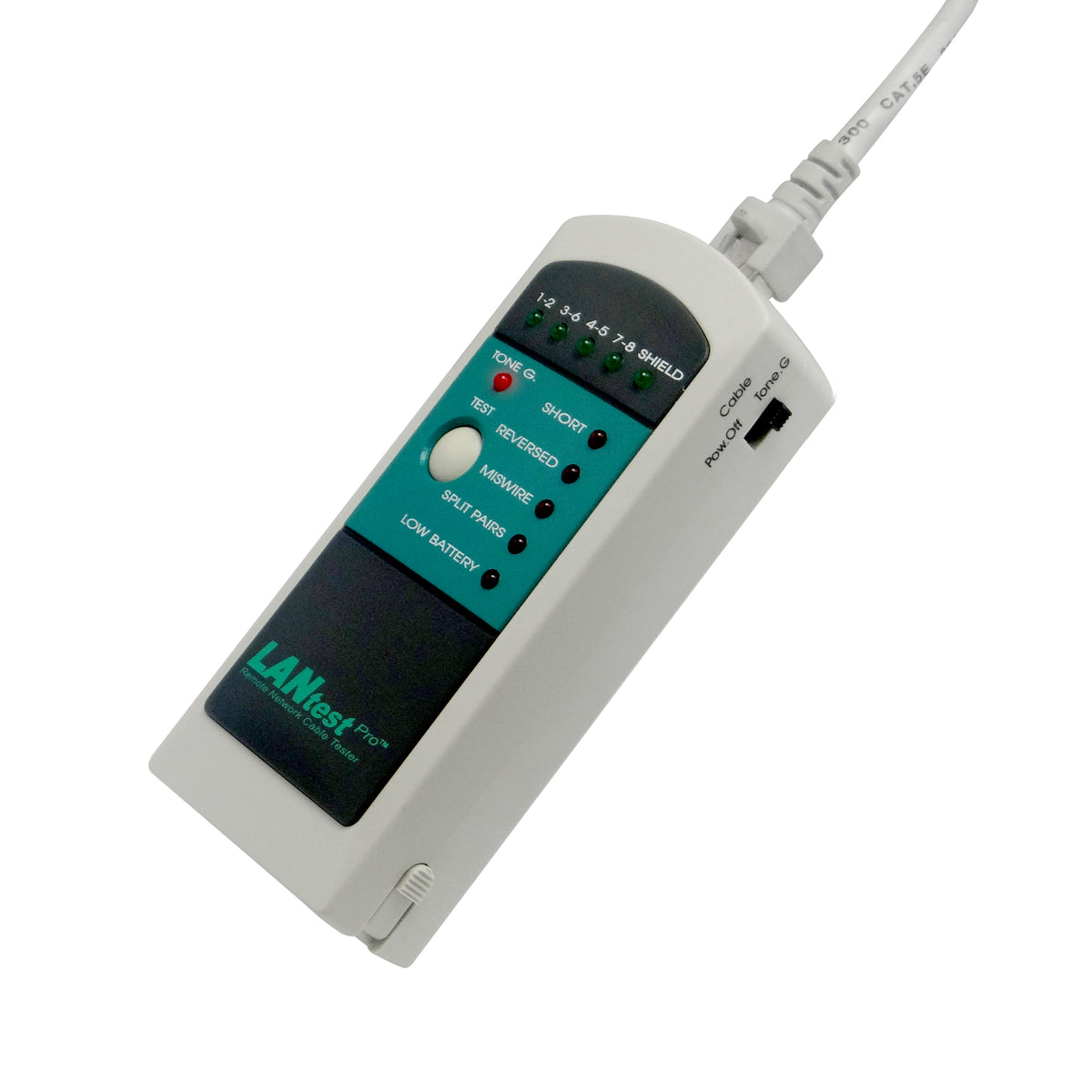 Network Cable Tester With Separate Power Over Ethernet Checker
