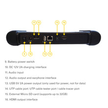 Load image into Gallery viewer, HST319 SURVLtest - Multi-Function IP/CCTV Tester for IP Digital/HD Coax/Analog System Camera