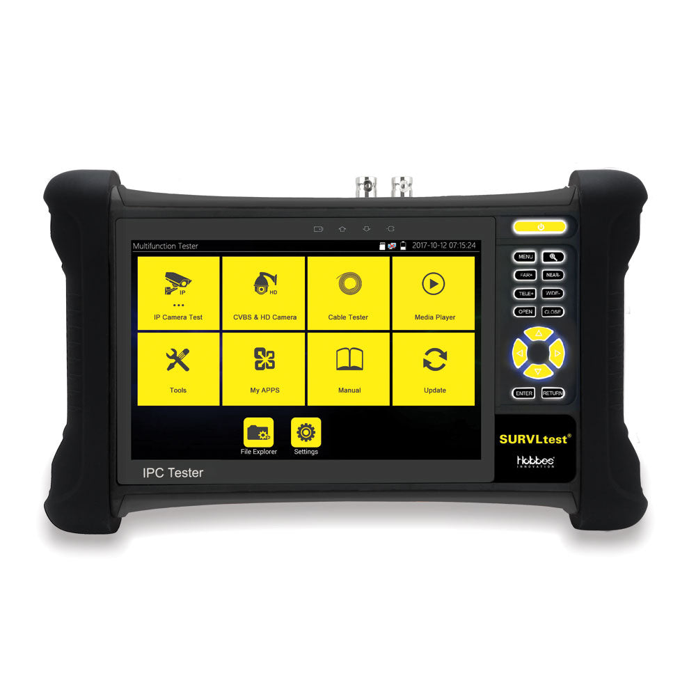 HST319 SURVLtest MultiFunction IP/CCTV Tester for IP Digital/HD Coa Hobbes USA