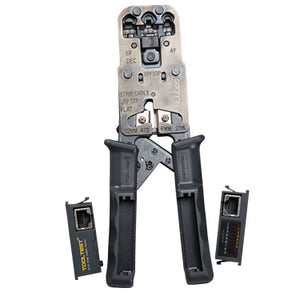 HTC-0022 TOOLTEST Cable Tester & Crimper Tool "Two-In-One"
