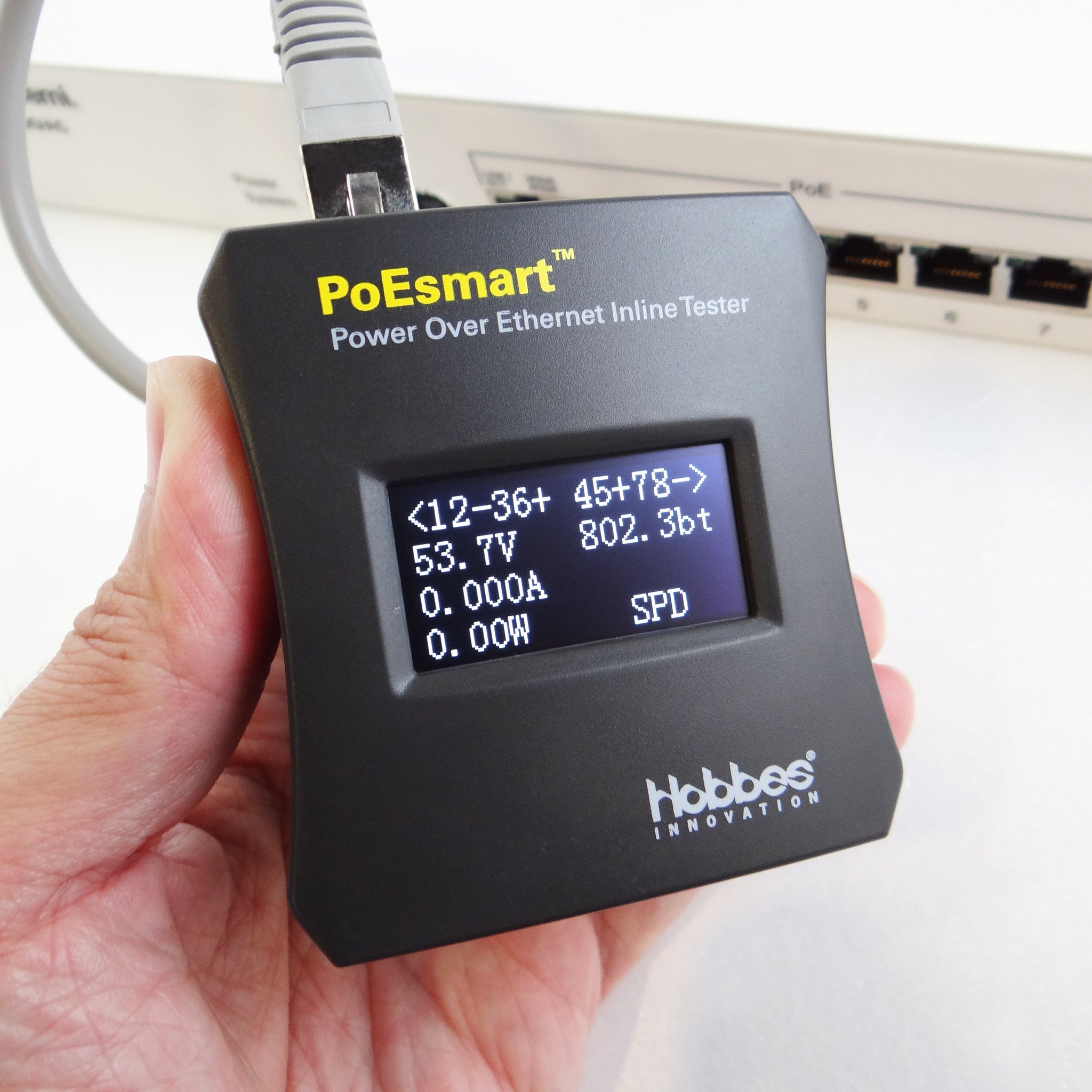 256320 PoEsmart - Power Over Ethernet (PoE) Inline Tester – Hobbes USA