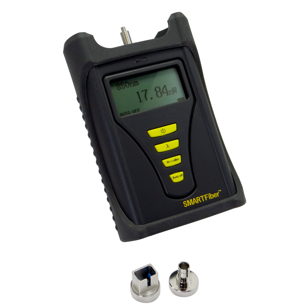257836DA SMARTFiber - Fiber Optic Power Meter (850/1300/1310/1550) with 2.5mm to 1.25mm Adaptor